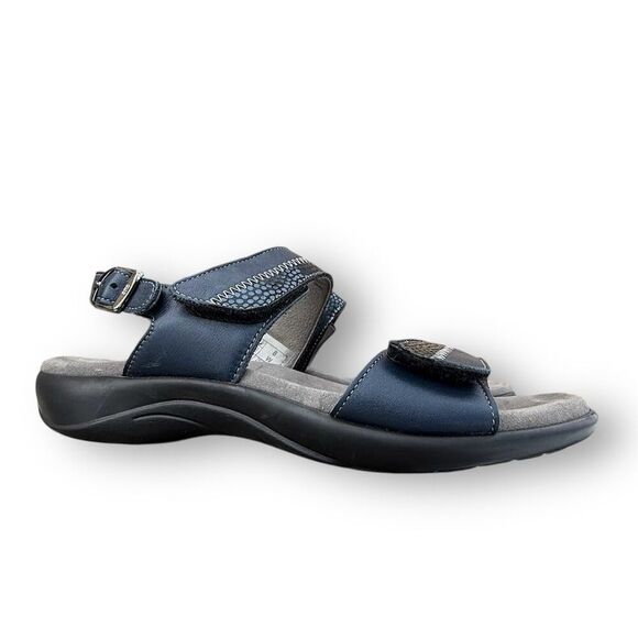 SAS Women's Nudu Sandal 8W Blue Adjustable Comfort Casual Summer - Picture 10 of 16